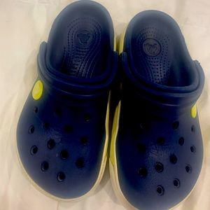 Crocs blue and yellow unisex